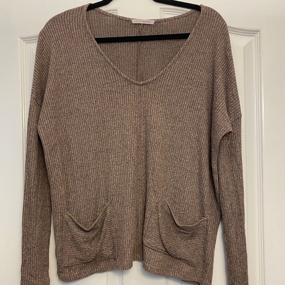 Enti Clothing Brown Sweater